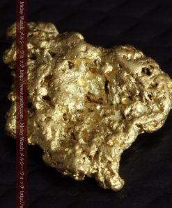 1.14gの小さく平らな自然金-g0295-9