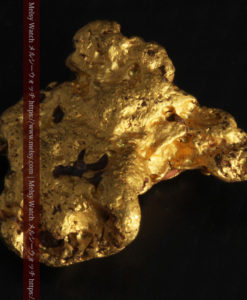 4.46gの自然な形と両面の違いを楽しめる自然金-G0300-7