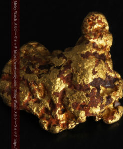 4.46gの自然な形と両面の違いを楽しめる自然金-G0300-8