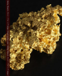 5.48gの神秘的な輝きを見せる繊細な姿の自然金-G0303-5