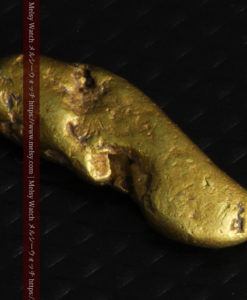 2.09gの細長い豆のような形の自然金-G0310-9