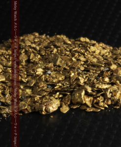 5.1gの小さな砂金と薄片の自然金-G0311-4