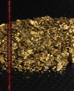 5.1gの小さな砂金と薄片の自然金-G0311-5