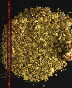 5.1gの小さな砂金・薄片金とやや粒の大きな自然金-G0312-2