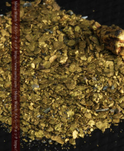 5.1gの小さな砂金・薄片金とやや粒の大きな自然金-G0312-5
