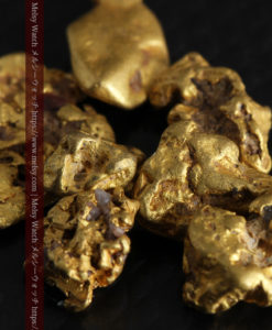 4.92gの小さく個性的な自然金7点セット-G0332-10