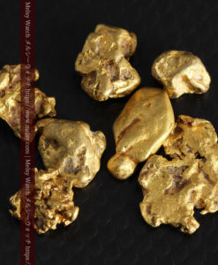 4.92gの小さく個性的な自然金7点セット-G0332-3