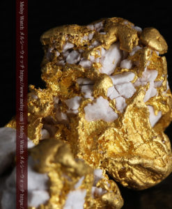 23.86gの凹凸や石英の入り方と形状の美しい大粒自然金-G0333-11