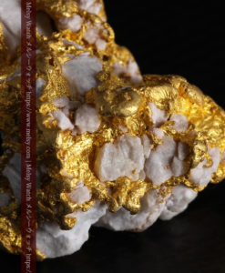 23.86gの凹凸や石英の入り方と形状の美しい大粒自然金-G0333-16