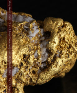 12.21gの形よい重量感ある大粒自然金-G0334-3