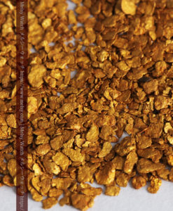 2.68gの小さな砂金・薄片金とやや粒の大きな自然金2点-G0337-6