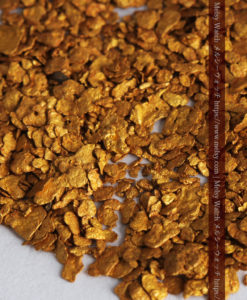 2.68gの小さな砂金・薄片金とやや粒の大きな自然金2点-G0337-7