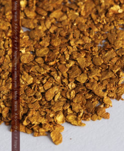 2.93gの小さな砂金・薄片金とやや粒の大きな自然金2点-G0338-8