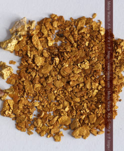 3.11gの小さな砂金・薄片金とやや粒の大きな自然金4点-G0340-8
