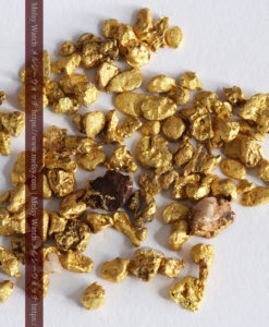 4.41gの小さな粒の自然金セット-G0341-7