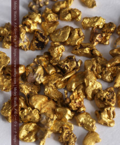 4.17gの小さな粒の自然金セット-G0342-3