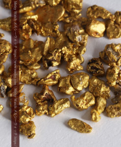 4.17gの小さな粒の自然金セット-G0342-4