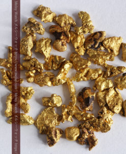 4.13gの小さな粒の自然金セット-G0343-3