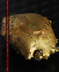 2.48gのぷっくり膨れたカニのような形の自然金-G0344-8