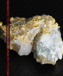 3.98gの石英との組み合わせが美しい繊細な自然金-G0345-8