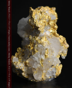 4.22gの非常に綺麗な立体感ある石英と自然金-G0348-3