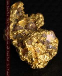 2.80gの粒石英が見える天然ならではの自然金-G0352-12