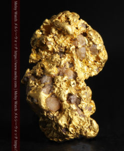 2.80gの粒石英が見える天然ならではの自然金-G0352-2