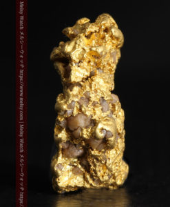 2.80gの粒石英が見える天然ならではの自然金-G0352-3