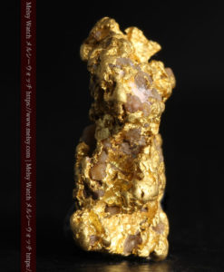 2.80gの粒石英が見える天然ならではの自然金-G0352-4