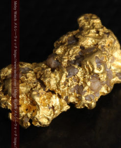 2.80gの粒石英が見える天然ならではの自然金-G0352-5