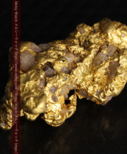 2.80gの粒石英が見える天然ならではの自然金-G0352-6
