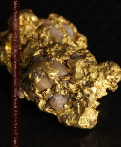 2.80gの粒石英が見える天然ならではの自然金-G0352-8