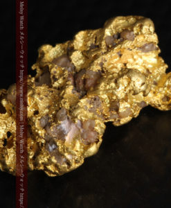 2.80gの粒石英が見える天然ならではの自然金-G0352-9