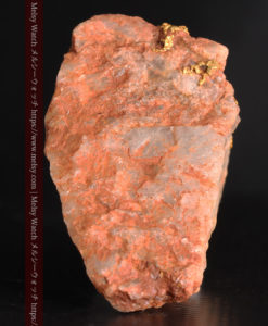 40gの大きな石英の中に20点以上広がる自然金-G0360-7