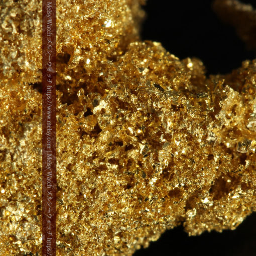 3.60gの砂金の集まりのような非常に微細・繊細な自然金-G0361-1