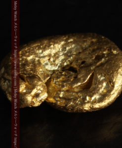 2.95gの太古の勾玉のような形をした自然金-G0369-11