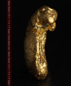 2.95gの太古の勾玉のような形をした自然金-G0369-3