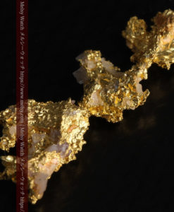 1.89gの３つが連なった形をしている非常に珍しい自然金-G0370-12