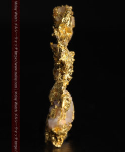 1.89gの３つが連なった形をしている非常に珍しい自然金-G0370-4