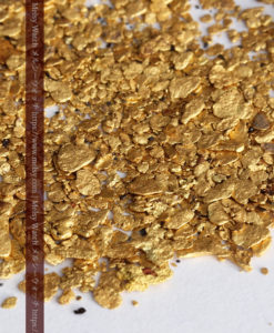 3.37gの小さな砂金・薄片金とやや粒の大きな自然金3点-G0374-6