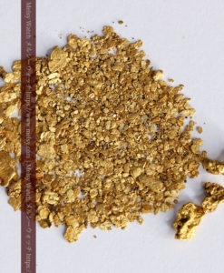 3.5gの小さな砂金・薄片金とやや粒の大きな自然金3点-G0375-3