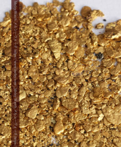 3.08gの小さな砂金・薄片金とやや粒の大きな自然金3点-G0376-6