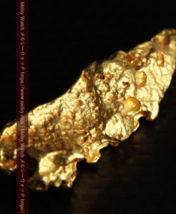 6.89gの鏃・槍の穂先のような形をした自然金-G0377-10