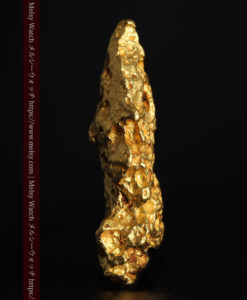 6.89gの鏃・槍の穂先のような形をした自然金-G0377-3