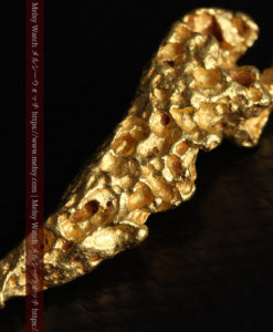 6.89gの鏃・槍の穂先のような形をした自然金-G0377-5