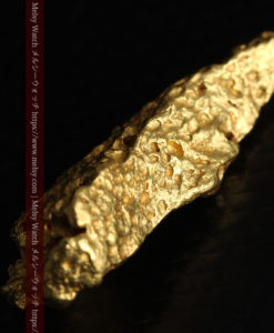 6.89gの鏃・槍の穂先のような形をした自然金-G0377-6