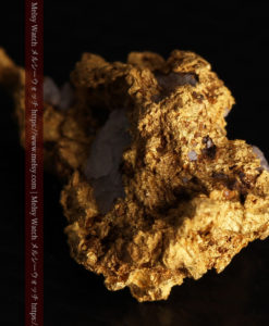 4.79gの蝋燭に灯る焔のような形の自然金-G0379-12