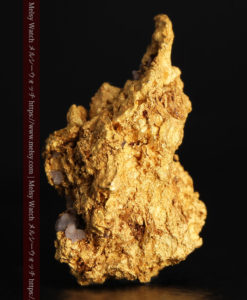 4.79gの蝋燭に灯る焔のような形の自然金-G0379-2