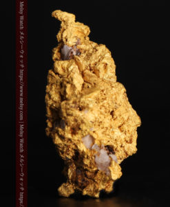 4.79gの蝋燭に灯る焔のような形の自然金-G0379-4