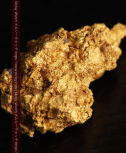 4.79gの蝋燭に灯る焔のような形の自然金-G0379-9